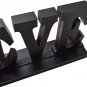 Rustic Wood Letter Sign Free Standing Word Sign Decorative Table Top Center wall