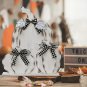 Wood Pumpkin Sign Rustic Halloween Indoor &Outdoor White Wooden Pumpkin Decor