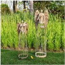 Garden Angel Statue Decor Rustic Metal Angel Sculpture Garden Yard Art Heavenly Garden Angel Statue Decor Rustic Metal Angel Sculpture Garden Yard Art Heavenly