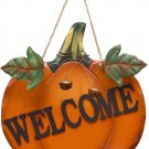 Welcome Pumpkin Sign Wood Wall Décor Autumn Fall Harvest Halloween Thanksgiving Welcome Pumpkin Sign Wood Wall Décor Autumn Fall Harvest Halloween Thanksgiving