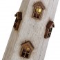 Wood Lighthouse Decor with Light Decorative Beach Lighthouse Rustic Ocean Sea ST