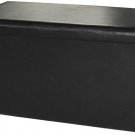 Faux Leather Storage Ottoman Bench Footrest Stool Ottoman Bench 15.75"X15.55"X31