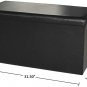 Faux Leather Storage Ottoman Bench Footrest Stool Ottoman Bench 15.75"X15.55"X31