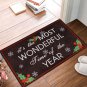 Outdoor Indoor Entrance Doormat, Non Slip Rubber Backing Door Mat, Low-Profile M