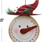Metal Snowman Sign Hanging Christmas Countdown Advent Calendar Wall Decoration