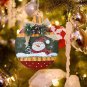 Rustic Christmas Sign Snowman Decor Wreath Christmas Hanging Sign with Bow Berri