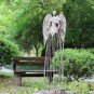 Antiqued Metal Garden Angel Statue Patio Lawn Yard Decorations For Mother&acirc;��s day