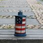 Patriotic Decorative Lantern Metal and Glass Candle Holder for July 4th Home...