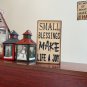 Small Blessings Make Life A Joy Wood Faith Plaque Decor Wall Art Hanging Sign