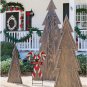 Christmas Candy Cane Garden Stake, Metal Candy Cane Welcome Sign Wall Decor, 27"