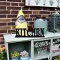 Wooden Letter Sign Decorative Freestanding Wood Sign for Home Decor  Cutout Wood