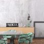 Wooden Letter Sign Decorative Freestanding Wood Sign for Home Decor  Cutout Wood