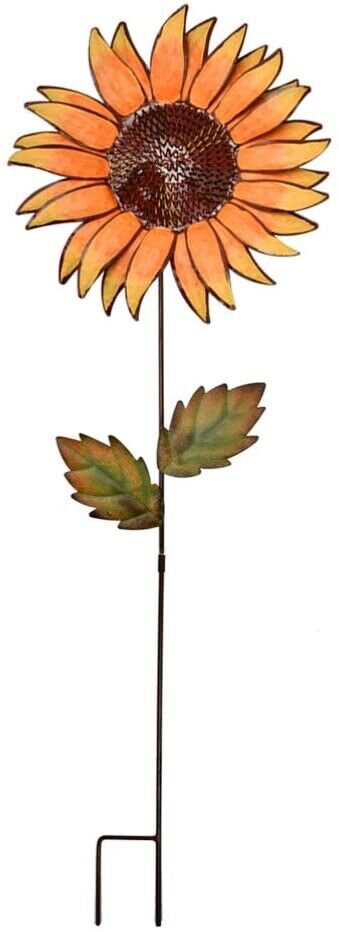 Sunflower Decor Metal Yard Art Decor Outdoor Garden Decoration for Patio...