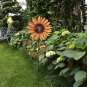 Sunflower Decor Metal Yard Art Decor Outdoor Garden Decoration for Patio...