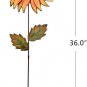 Sunflower Decor Metal Yard Art Decor Outdoor Garden Decoration for Patio...