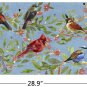 Rubber Welcome Birds Door Mat, Decorative Indoor Outdoor Doormat Non Slip Front