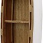 Solid Wood Boat 3-Tier Shelves Bookcase Decor 47&acirc;��H Nautical WoodBoat Decoration