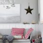 Patriotic Metal Barn Star Wall Star Decor, 12in Hanging Country Rustic Metal...