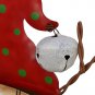 Christmas Reindeer Garden Stake Decor, Metal Jingle Bell Reindeer Garden Stake O