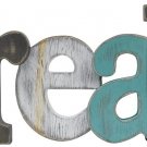 Multicolor Wooden Dream Word Sign Freestanding Block Letters Wall Mounted...