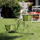 Tricycle Plant Stand Flower Pot Holder Terrace Nostalgic Bicycle Home Garden...