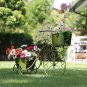 Tricycle Plant Stand Flower Pot Holder Terrace Nostalgic Bicycle Home Garden...