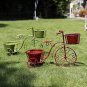 Tricycle Plant Stand Flower Pot Holder Terrace Nostalgic Bicycle Home Garden...