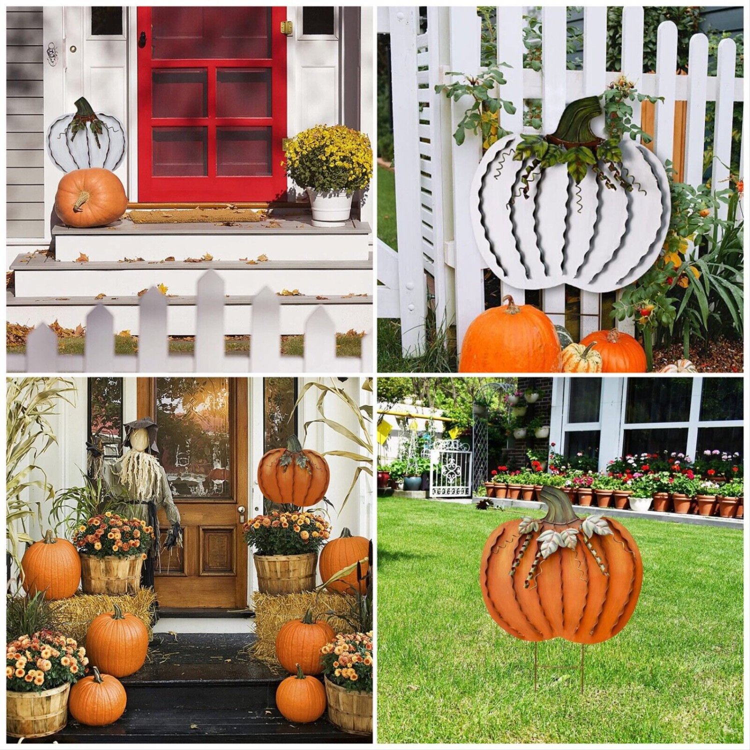 A Happy Halloween Wreath Sign,pumpkin Wreath Sign,jack O Lantern Metal Wreath Sign,round Wreath
