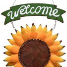 Metal Sunflower Welcome Sign Hanging Sunflower Wall Decor Spring Sunflower Decor Metal Sunflower Welcome Sign Hanging Sunflower Wall Decor Spring Sunflower Decor
