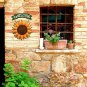 Metal Sunflower Welcome Sign Hanging Sunflower Wall Decor Spring Sunflower Decor