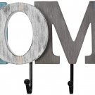 Rustic Wood Home Letter Sign with 4 Hooks Cutout Home Sign Wall Mounted Key Rack Rustic Wood Home Letter Sign with 4 Hooks Cutout Home Sign Wall Mounted Key Rack