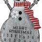 Rustic Snowman Snowflake 24 Days Countdown to Christmas Snowman Table Top Wall H