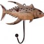 Metal Fish Hook Wall Decor Key Holder, Towel Apron Hook Decorative Wall Hanger L