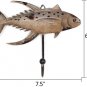 Metal Fish Hook Wall Decor Key Holder, Towel Apron Hook Decorative Wall Hanger L