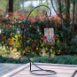 2 Pack 18" H Ornament Display Stand, Black Iron Glass Ball Ornament Holder Stand