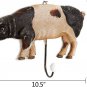 Metal Farmhouse Pig Wall Hook Coat Hook Hanger Decor Pig Key Hook Wall Hanging