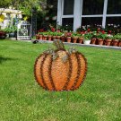 Pumpkin Garden Stake Metal Yard Sign Fall Decor, Decorative Décor Outdoor Autumn