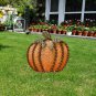 Pumpkin Garden Stake Metal Yard Sign Fall Decor, Decorative Décor Outdoor Autumn