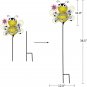 Bee Garden Stake Decorative Bee Yard Stake, Cute Insect Decor Metal Yard Art...