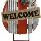Rustic Pumpkin Garden Stake Metal Welcome Sign Fall Decor, Decorative Yard Décor Rustic Pumpkin Garden Stake Metal Welcome Sign Fall Decor, Decorative Yard Décor
