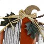 Rustic Pumpkin Garden Stake Metal Welcome Sign Fall Decor, Decorative Yard Décor