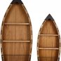 Wooden Boat Decor Hanging Wood Boat Decoration for Wall Rustic Nautical Standing