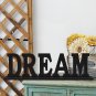 Rustic Wood Dream Sign for Home Decor, Decorative Wooden Cutout Word Decor Frees