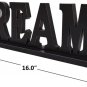 Rustic Wood Dream Sign for Home Decor, Decorative Wooden Cutout Word Decor Frees
