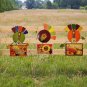 Thanksgiving Metal Turkey Hanging Door Sign Wall Decor Turkey Welcome Fall Sign