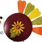 Thanksgiving Metal Turkey Hanging Door Sign Wall Decor Turkey Welcome Fall Sign