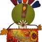 Thanksgiving Metal Turkey Hanging Door Sign Wall Decor Turkey Welcome Fall Sign