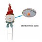 Christmas Snowman Garden Stake Decor Joy Decoration, Outdoor Metal Yard Sign Law
