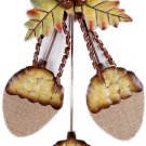 Wooden Hanging Fall Acorn Decor Decorative Acorn Rustic Autumn Themed Decoration