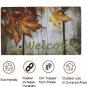 Doormat Non Slip Rubber Entrance DoorMats Fall Thanksgiving Decor (Maple Leaves)